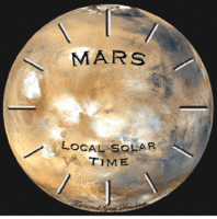 Mars watch face 